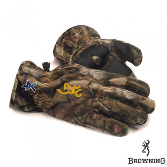 Browning* 4X Microfleece Gloves (L)- RTAP