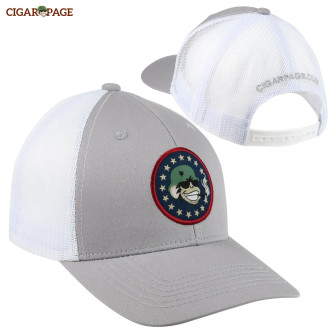 Cigar Page Star Cap- Grey/White