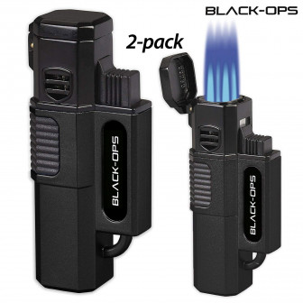 Black-Ops 2-pack: Hornet Quad Flame Torches- Black [2-PK]