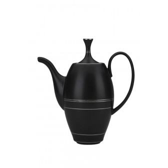 Reed & Barton Thomas O'Brien Tiago Matte Charcoal Beverage Pot