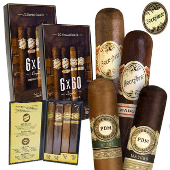 ~ JC Newman 90+ Rated 6x60 Sampler 8-Cigar Box Sampler [2/4's]