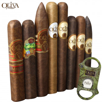 Oliva 8-Cigar Pack + Palio Cutter