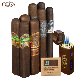 Oliva Prime Ultimate 8-Cigar SHORT STACK + Lighter Grip