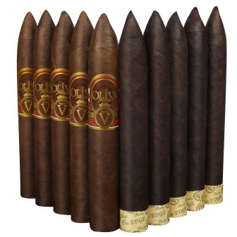 Rocky Versus: Full Figurados Edge/Oliva V - 10 Cigars