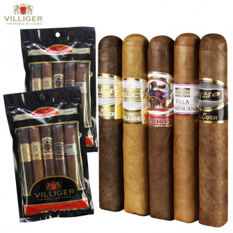 The Villiger People: Villiger 10-Cigar Greatest Hits Toro Fresh Packs [2/5's]