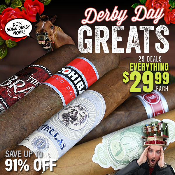 DERBY DAY: 29 DEALS, $29.99 EACH…..save up to 91% off