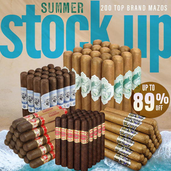 SUMMER STOCK UP EVENT….200 top brand mazos up to 89% off