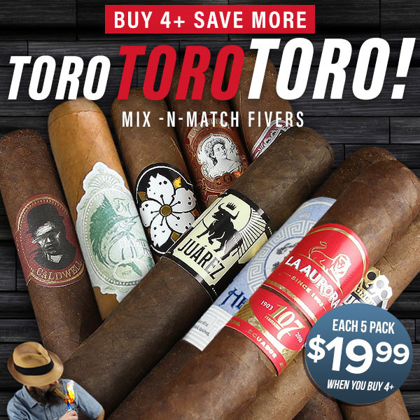 TORO, TORO, TORO! BUY MORE, SAVE MORE….$19.99 Fiver Action mix 'n match