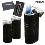 Set of 2: Xikar Ellipse BLACK Torch Lighters [2-PACK]