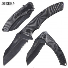Gurkha Bear Claw Folding Knife- Partially Serrated