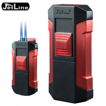 JetLine Luxe Dual-Flame Lighter- Red