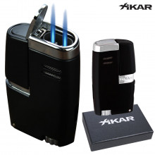 Xikar Vitara Double Torch Lighter- Black