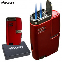 Xikar Vitara Double Torch Lighter- Daytona Red