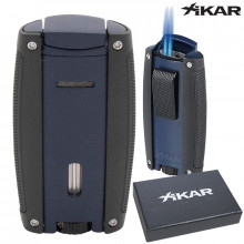 Xikar Turismo Double Flame Lighter- Blue
