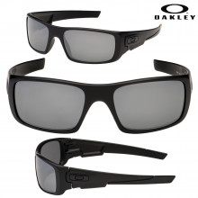Oakley Crankshaft Polarized Sunglasses- Matte Black/Black Iridium