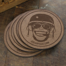 Set/4: CigarPage Chimp Coasters (4-PACK)