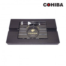 Cohiba Crystal Ashtray w/ Carbon Fiber Base