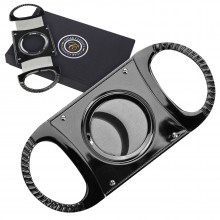 Wall Street Double Blade Stainless Steel 60-Ring Cutter - Gunmetal