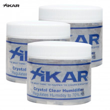 3-Pack: Xikar Madelaine Crystal Clear Pre-Charged Humidification Beads (Three 2-oz Jars)