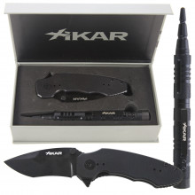 Xikar 2018 Holiday Limited Edition Tactical Gift Set (Folding Knife+Tact. Pen/Lighter Bleeder)