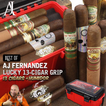 Best of AJ Fernandez Lucky 13 Grip + Humidor Vol. II (13 Cigars)