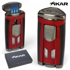 Xikar HP3 Quad Torch Lighter- Daytona Red