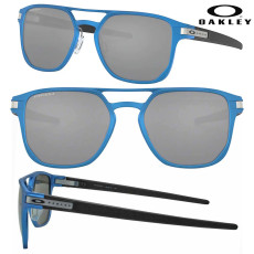 Oakley Latch Alpha Sunglasses- Matte Sapphire Blue/Prizm Black