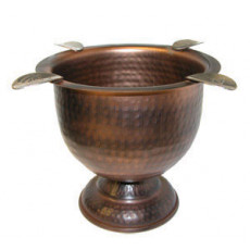 Stinky Brand Tall Ashtray - Antique Hammered Copper