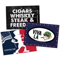 Set of 3: Official Cigar Page Flags