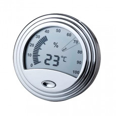 Don Salvatore Digital Hygrometer- SILVER