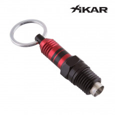 Xikar Spark Plug 11mm Punch Cutter - Black/Red