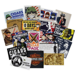 Cigar Page Sticker 5-Pack - Assorted