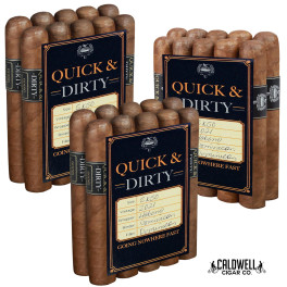 Caldwell Quick & Dirty Robusto (5"x50) - 30 Cigars