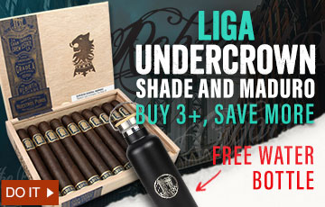 91-rated Liga Undercrown live and direct 1-day only: $45/box on 2 boxes + Forever Cold Water Bottle on 3+