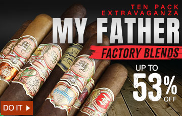 All in the family: all My Father's offspring on sale now. Don Pepin & My Father-made blends.