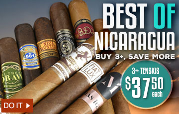 Bulk 10-packs, Best-of-Nicaragua edition: price drops to $37.50 when you buy 3+