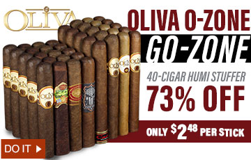 Oliva stock up: prime time humidor stuffers $2.48 a stick = 73% off