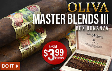 Master Blends runs Bartertown! $3.99 Oliva Master Blends III box deal